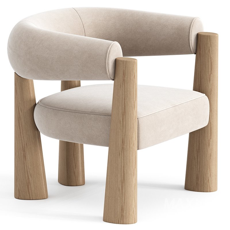 Armchair Studiotwentyseven Achille by Maxime Boutillier - Image 2