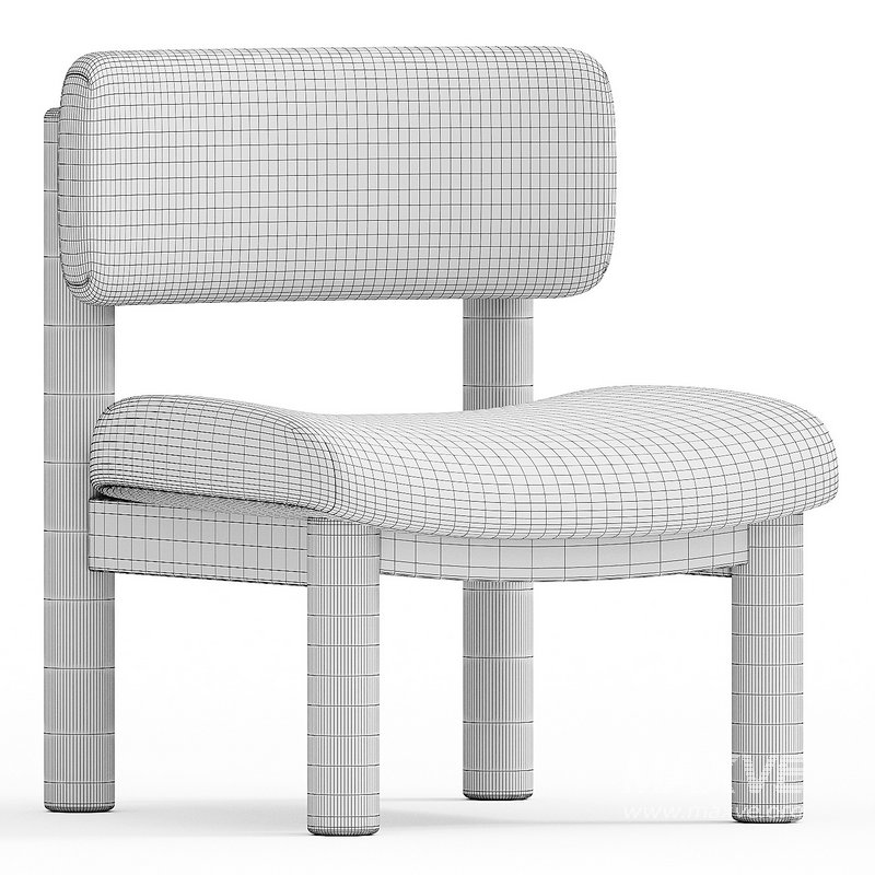 Chair House of Leon Teddy Accent Column Legs - Image 2