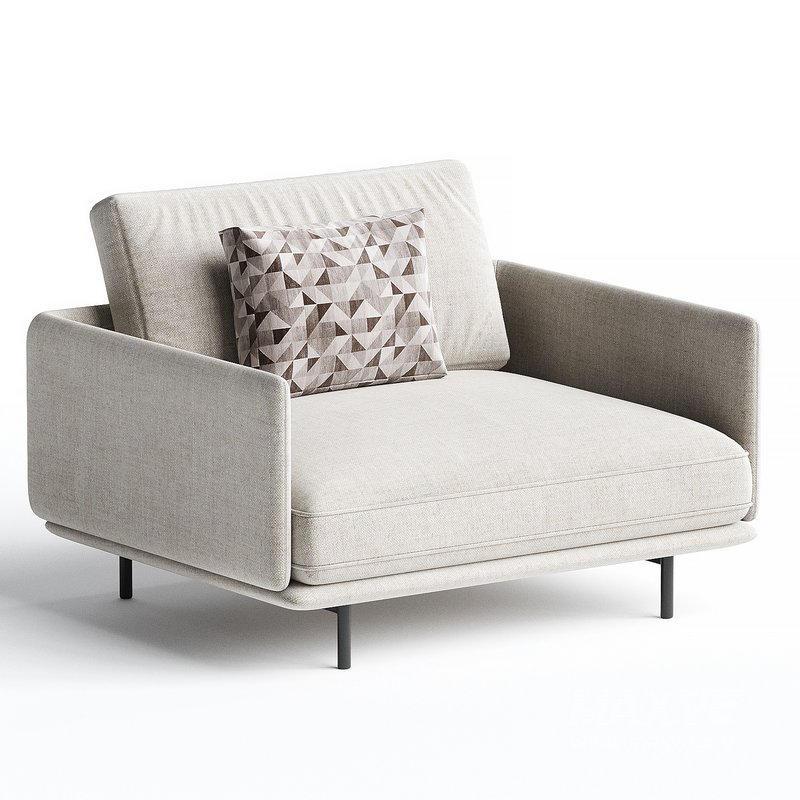 Armchair Rolf Benz Liv 535 - Image 2