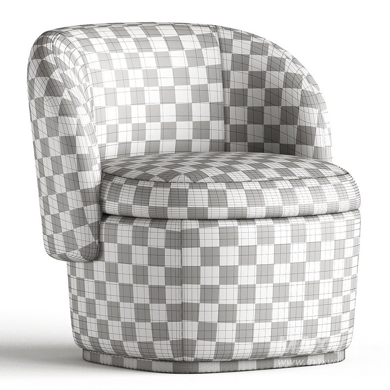 BISOU Leather easy chair - Image 4