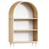 Aksel Wood Arched Bookcase - Thumbnail 1