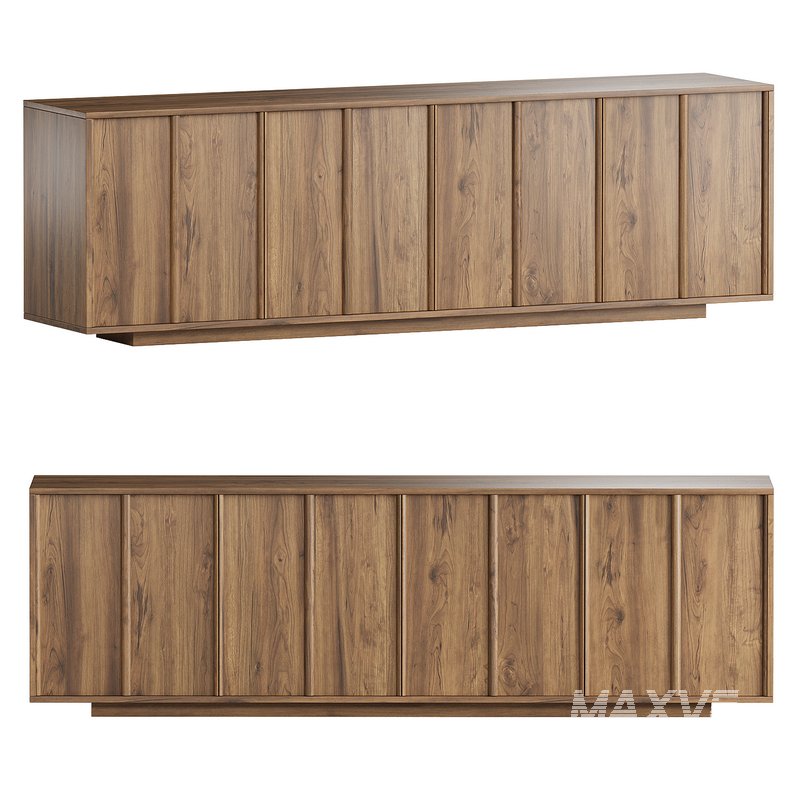 BACKDROP Wooden sideboard with doors By Bonaldo - Image 1