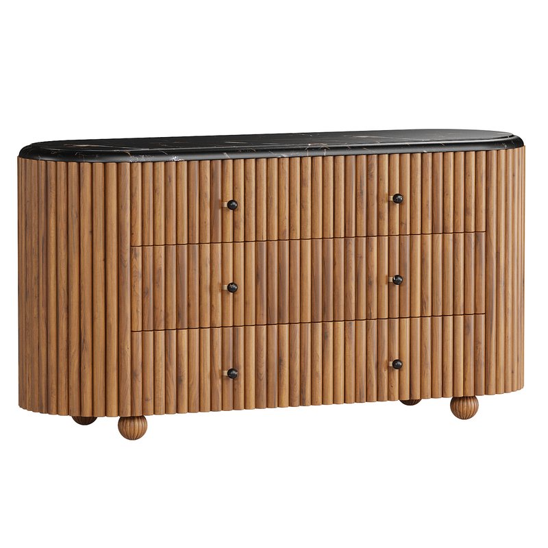 Carlisle Six Drawer Dresser - Image 3