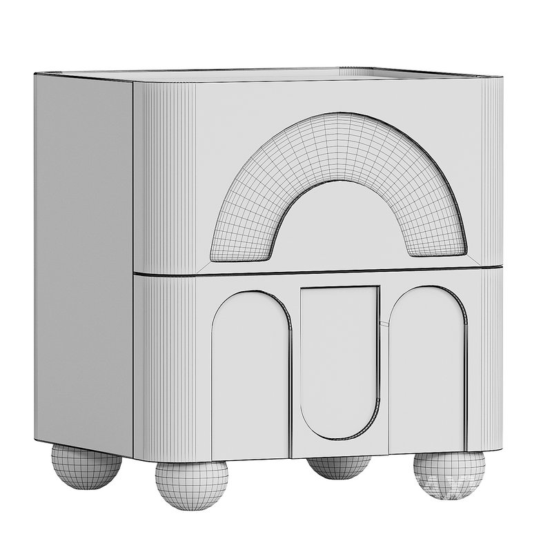 Light Luxury Bedside Table from Apollo Box - Image 2