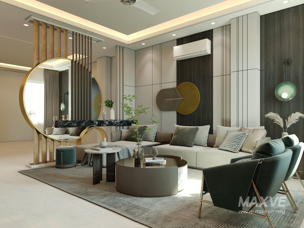 Luxury Modern Living room 01 - Image 1