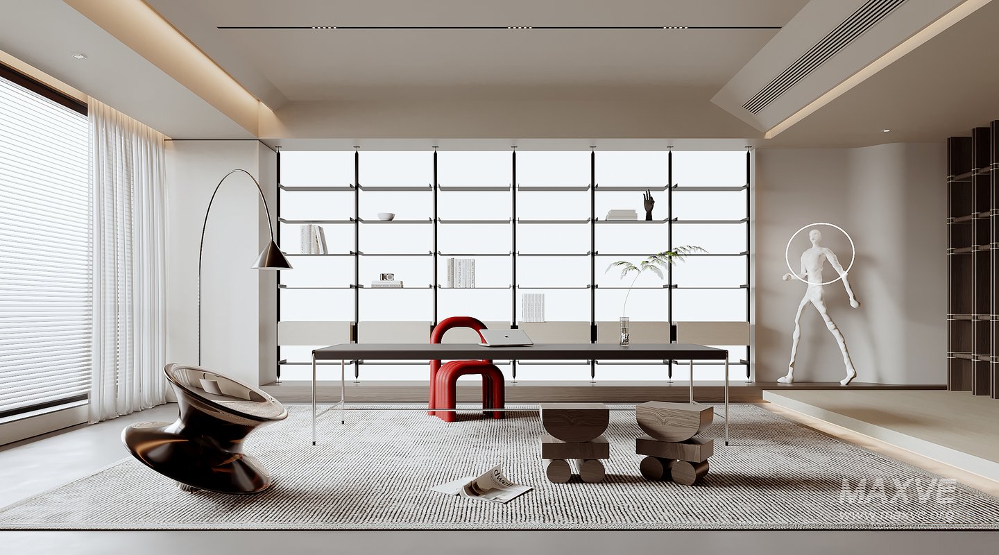 modern study room - Image 1