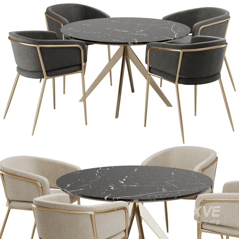 Dinning chair and table43 - Image 1