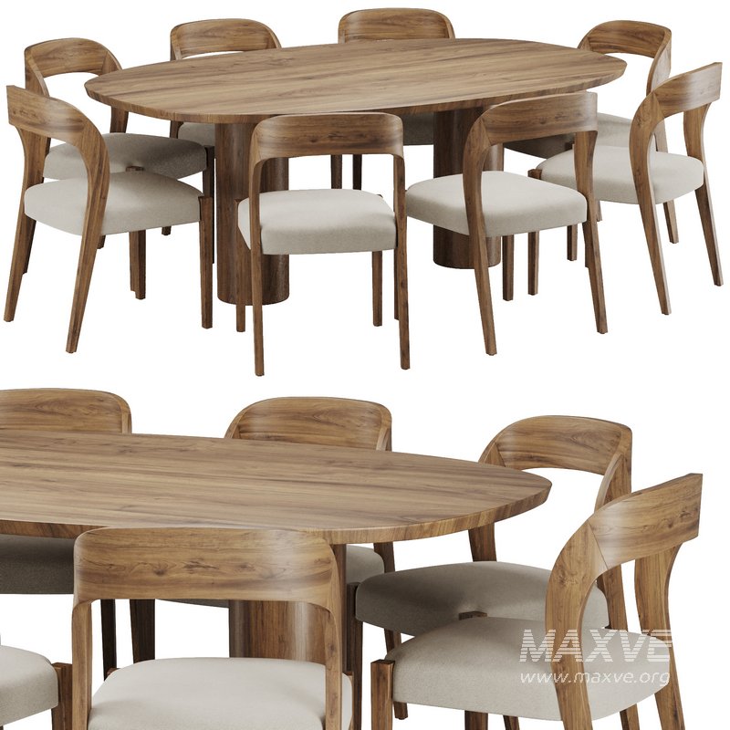 Dinning chair and table71 - Image 1