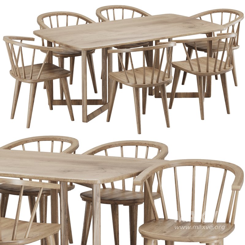 Dinning chair and table66 - Image 1