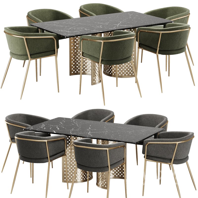 Dinning chair and table44 - Image 1