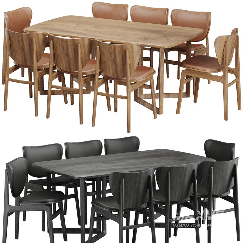 Dinning chair and table58 - Image 1