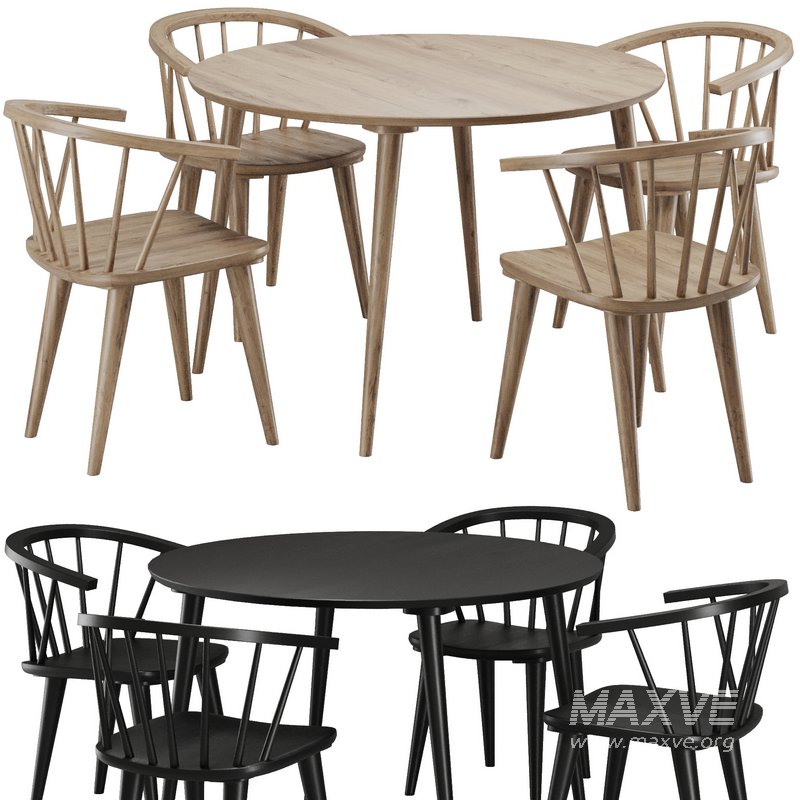 Dinning chair and table69 - Image 1