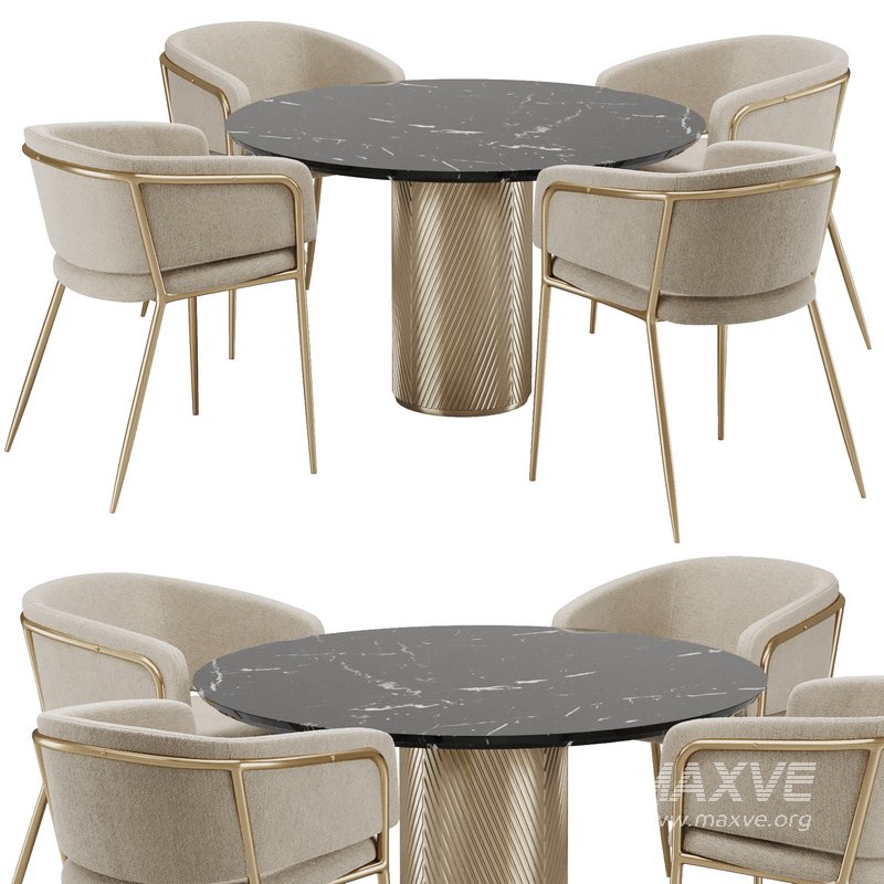 Dinning chair and table42 - Image 1