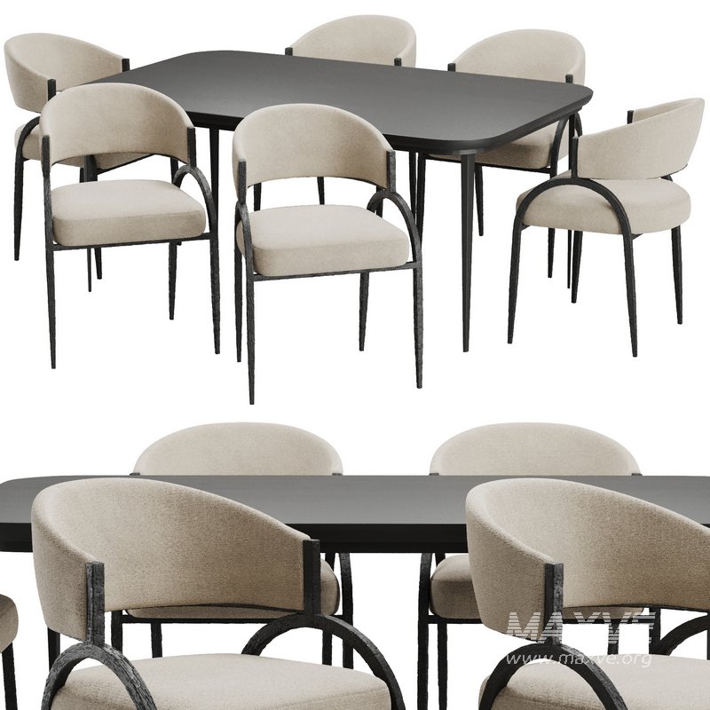 Dinning chair and table52 - Image 1