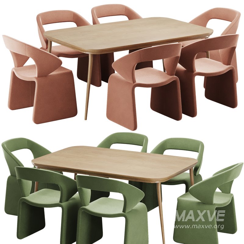 Dinning chair and table48 - Image 1