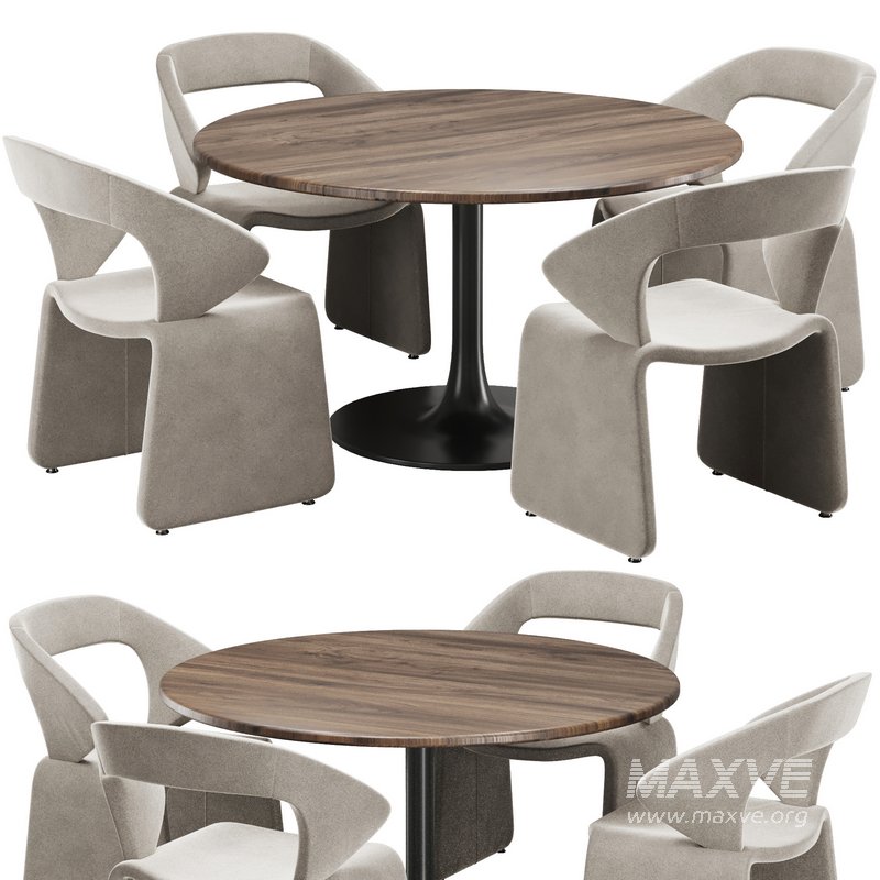 Dinning chair and table45 - Image 1