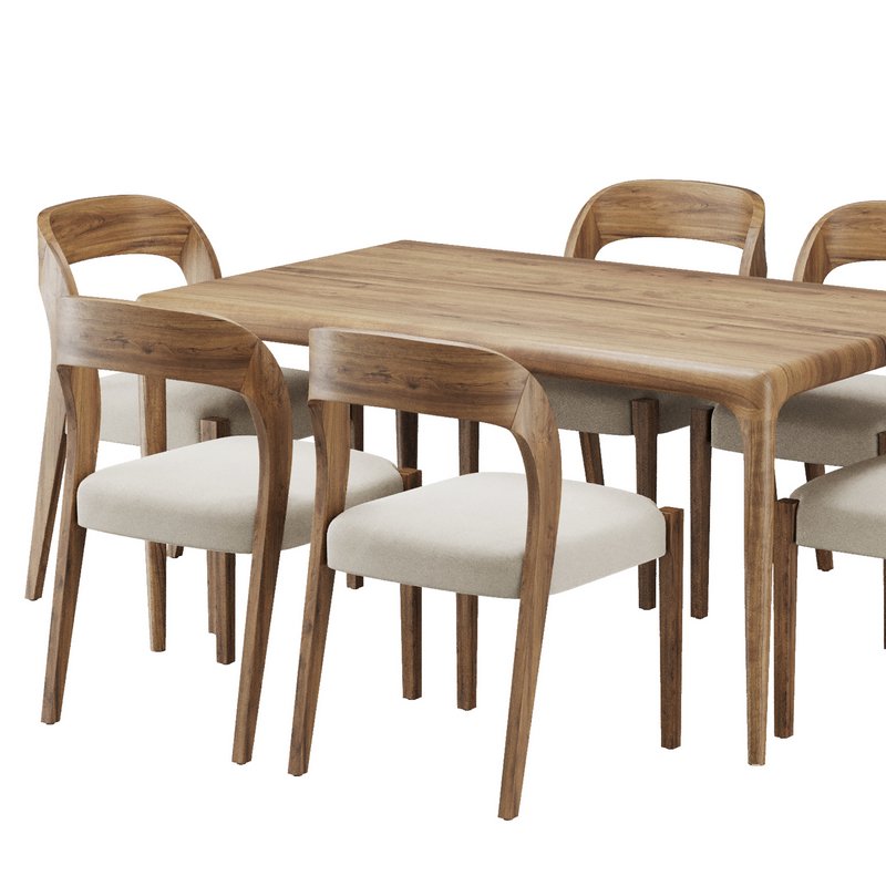 Dinning chair and table70 - Image 3