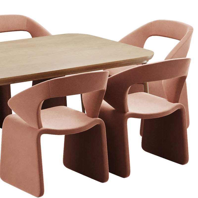 Dinning chair and table48 - Image 2