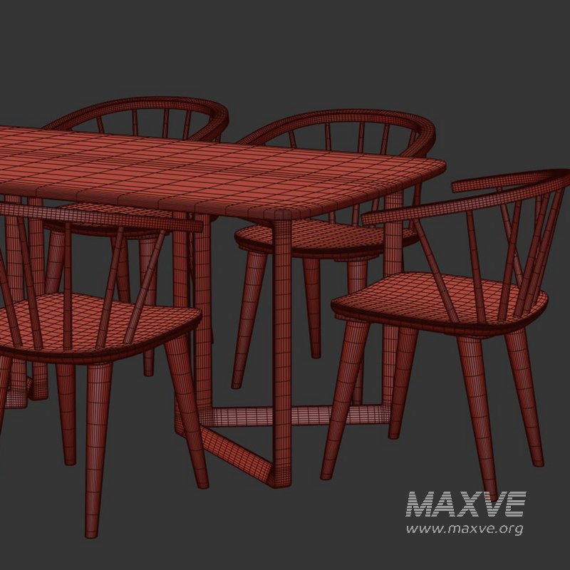 Dinning chair and table66 - Image 2