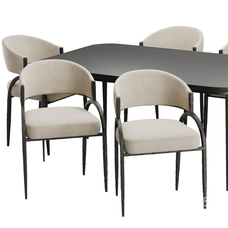 Dinning chair and table52 - Image 3