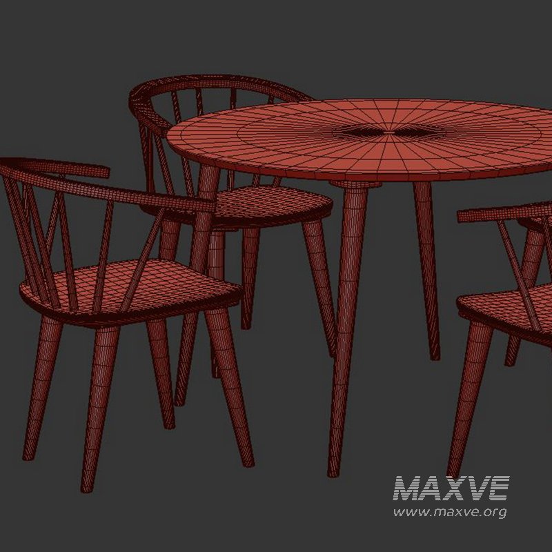 Dinning chair and table69 - Image 3