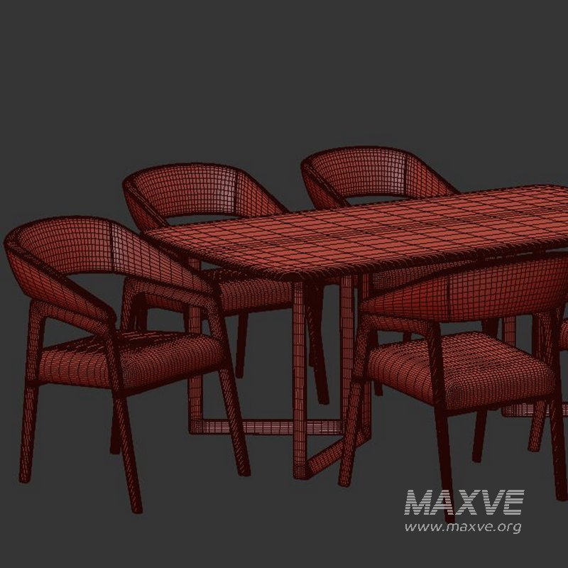Dinning chair and table54 - Image 4
