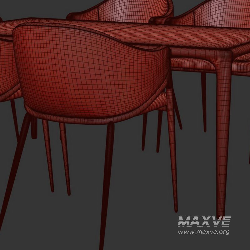 Dinning chair and table61 - Image 2