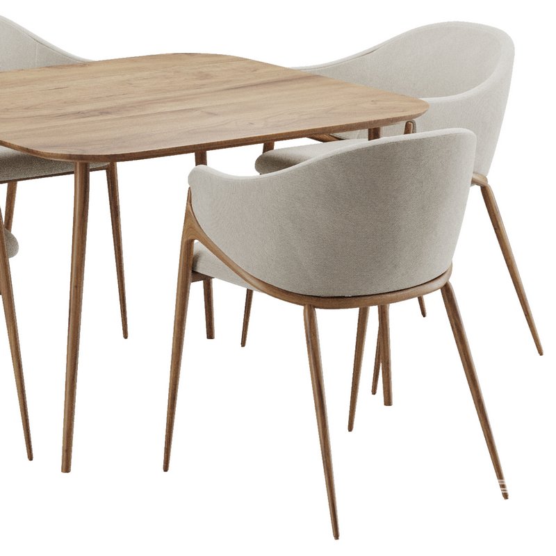 Dinning chair and table60 - Image 2