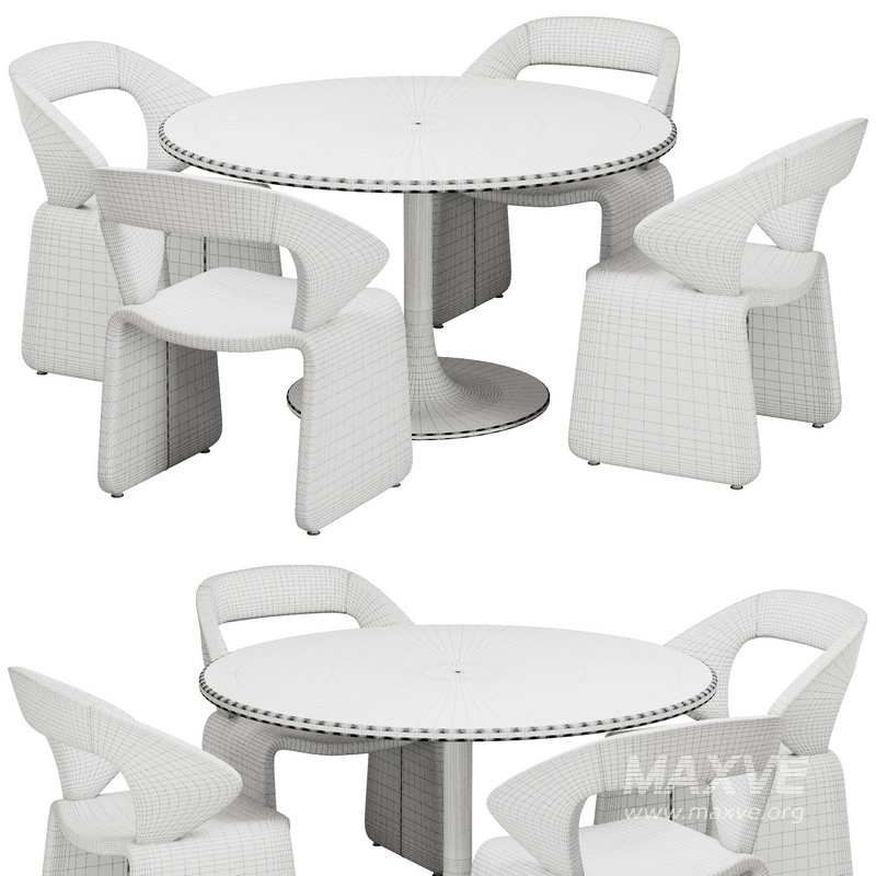 Dinning chair and table45 - Image 4