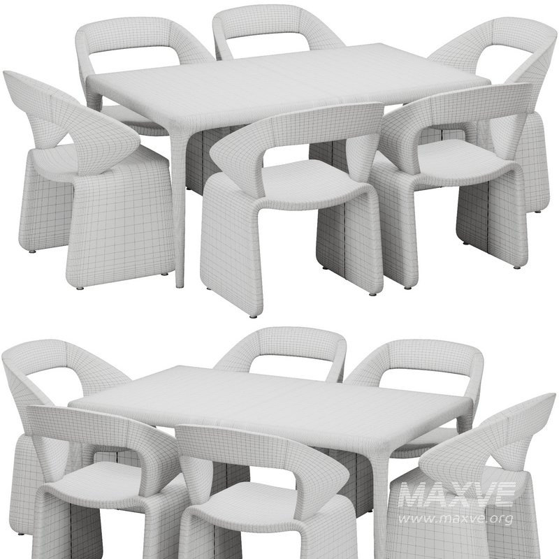 Dinning chair and table46 - Image 4