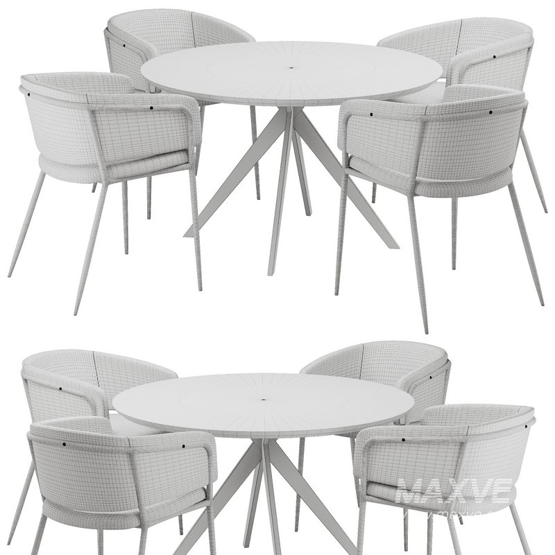 Dinning chair and table43 - Image 4