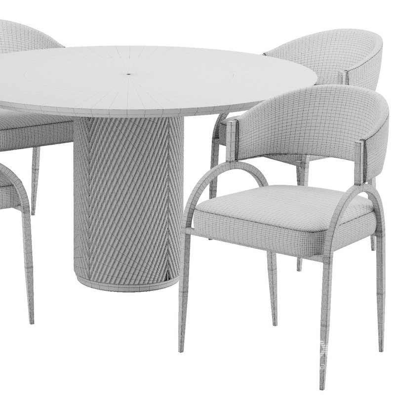 Dinning chair and table51 - Image 5