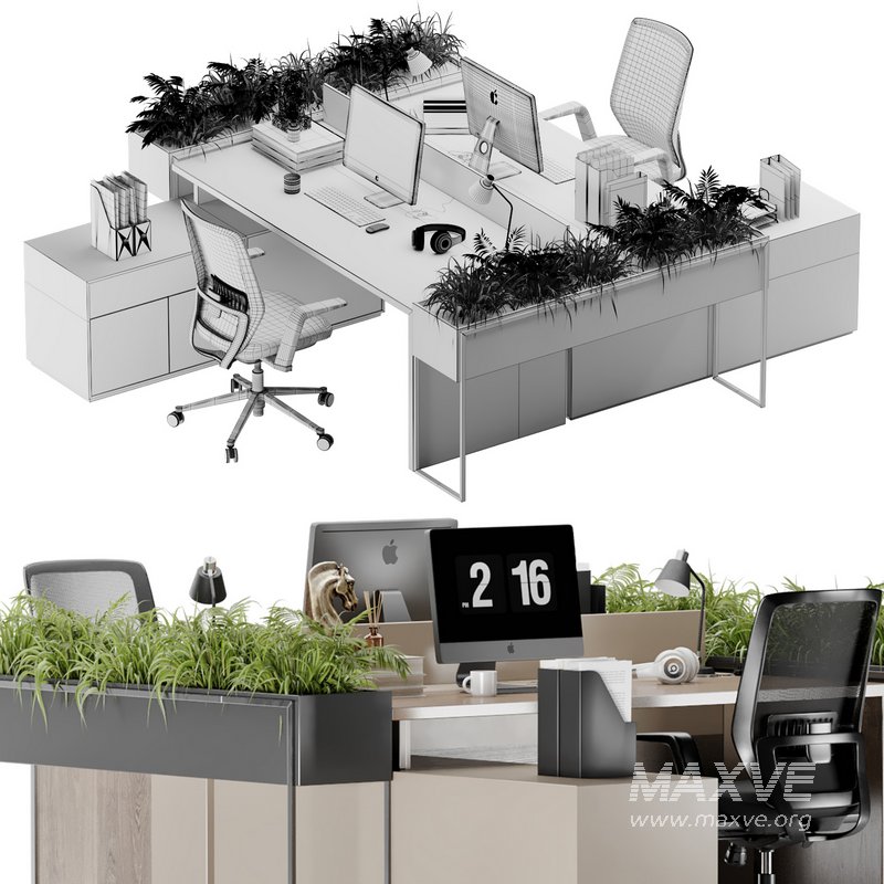 Employee Set Office Furniture 11 - Image 2