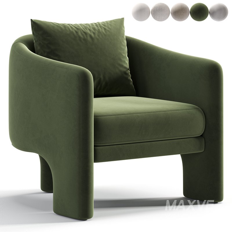 Upland Upholstered Armchair - Image 1