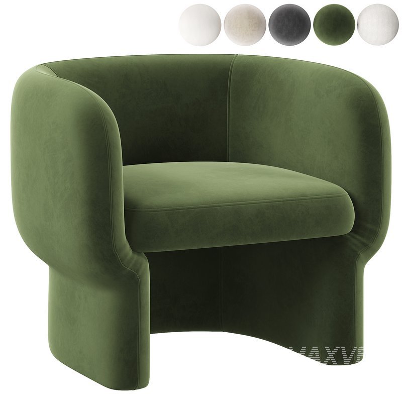 Cambry Upholstered Barrel Chair - Image 2
