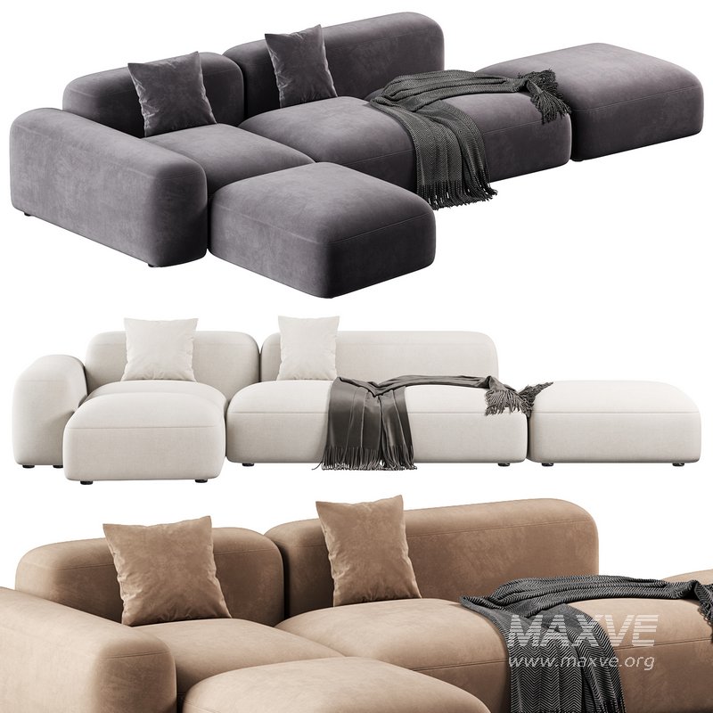 Customizable Sofa Lapis E019 - Image 1