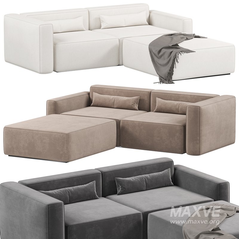 Mix Modular 3 PC Sectional - Image 1