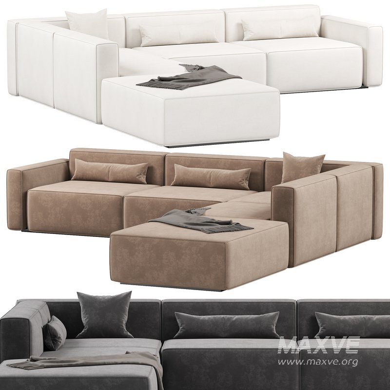 Mix Modular 5 Piece Sectional Sofa - Image 1