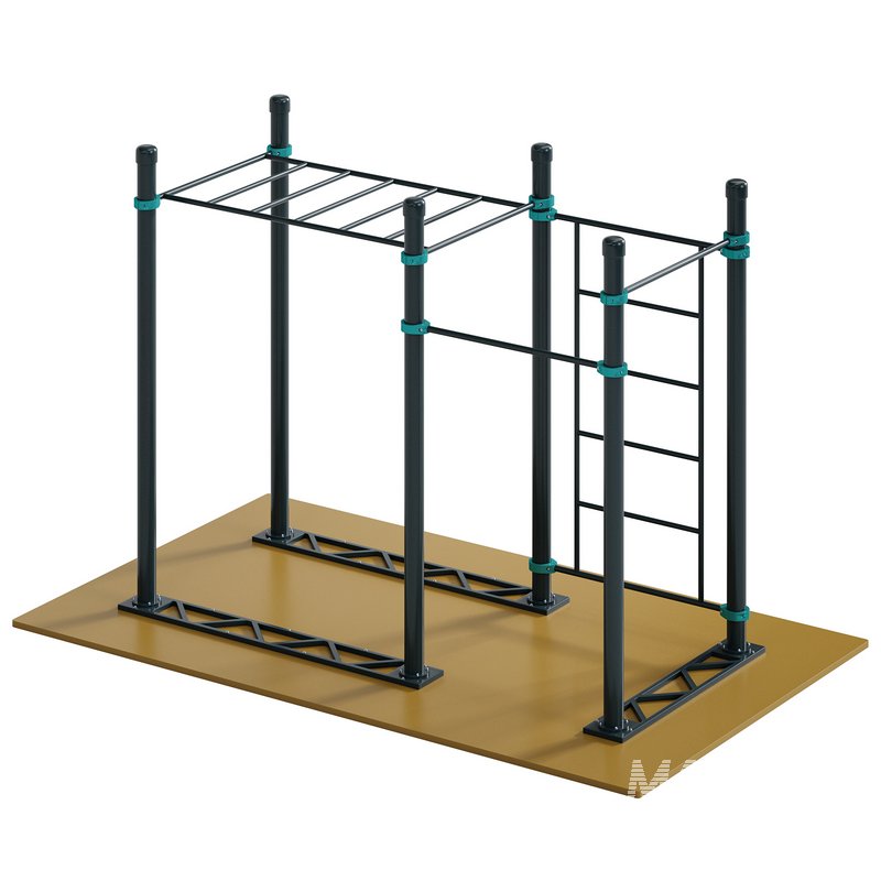 Swedish wall hand walker and 2 horizontal bars Igarka by Kenguru - Image 2