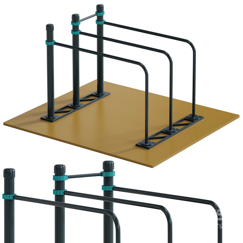 Double Curved Gym Bars by Kenguru - Image 3