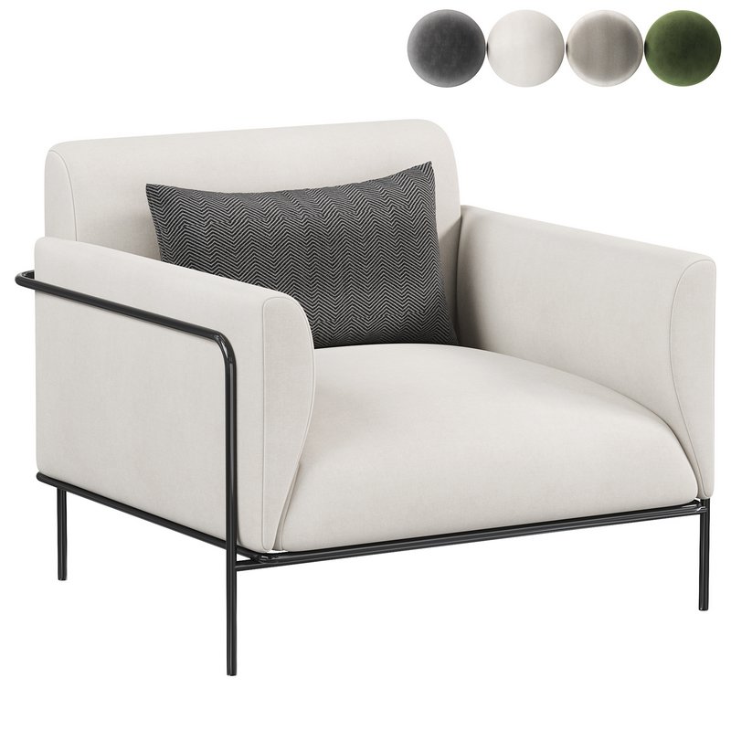 SCRIBE ARMCHAIR OATMEAL - Image 1