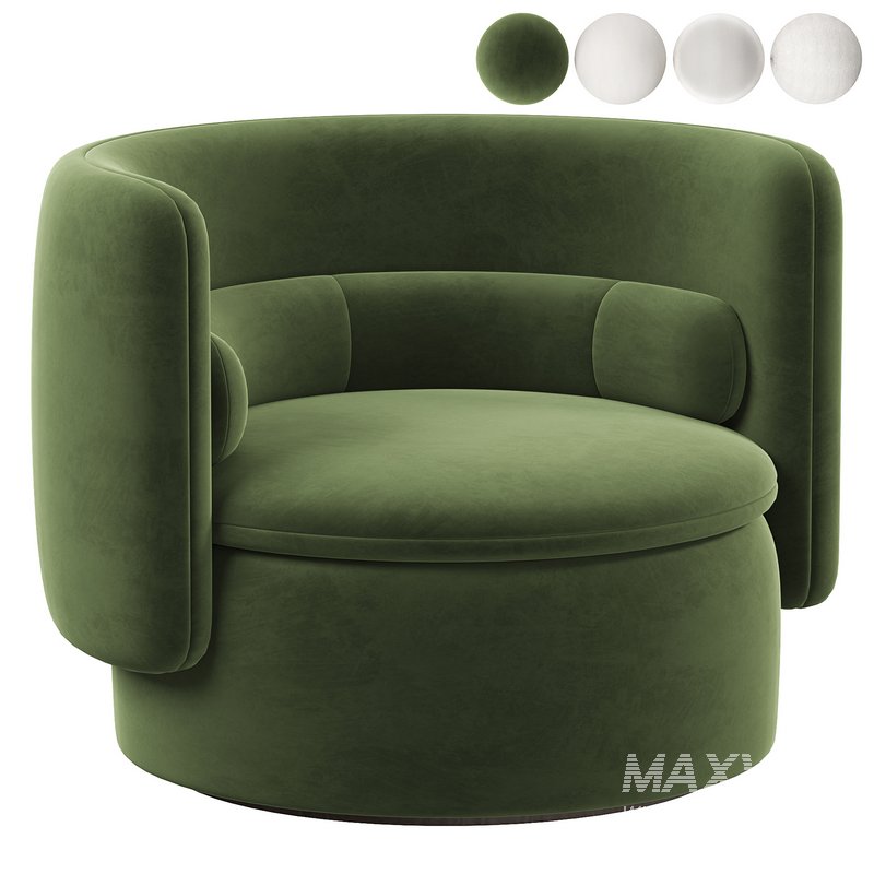 Group armchair with fixed base By SCP - Image 1