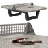 Outdoor tennis table made of natural concrete by Impuls ks - Thumbnail 1