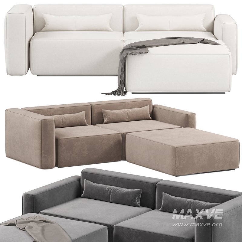 Mix Modular 3 PC Sectional - Image 3