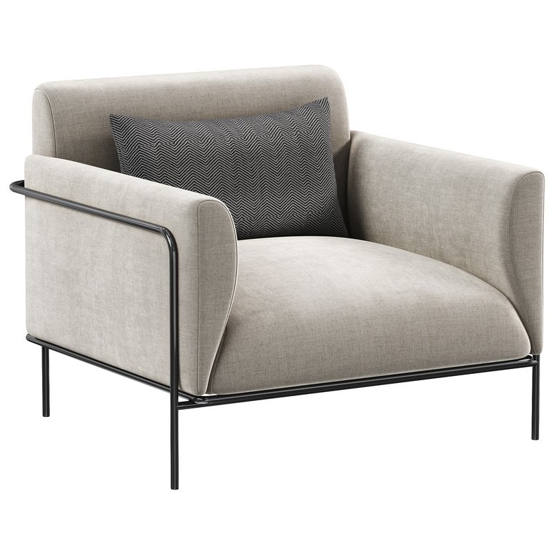 SCRIBE ARMCHAIR OATMEAL - Image 2