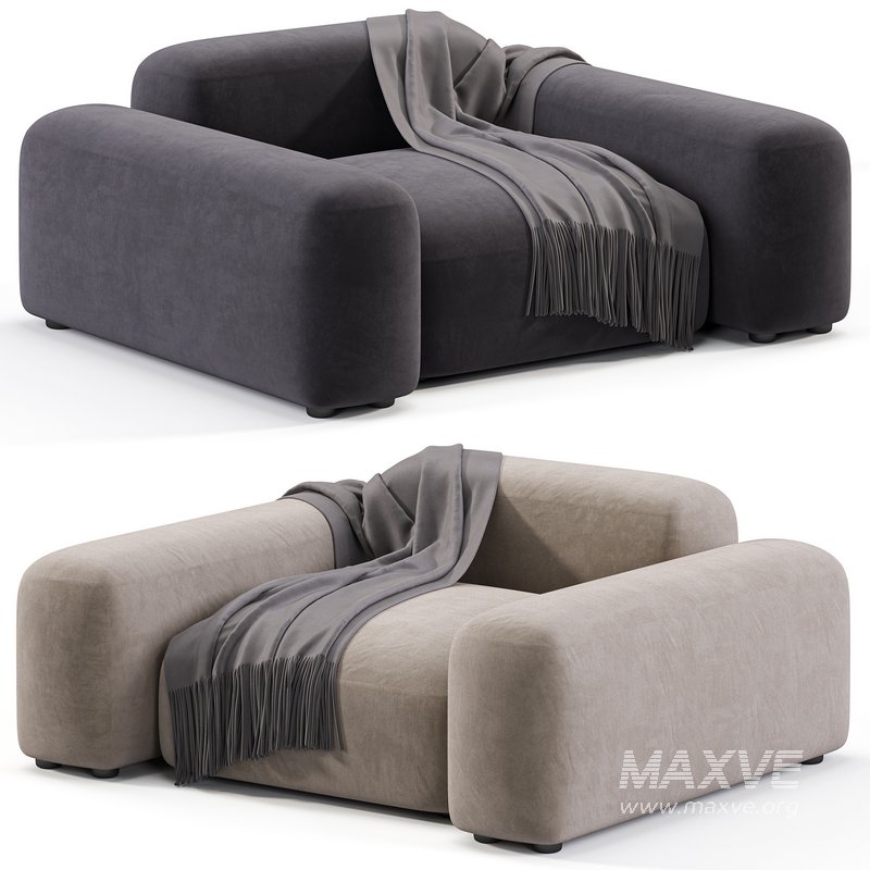 Customizable Armchair Lapis E010 - Image 2