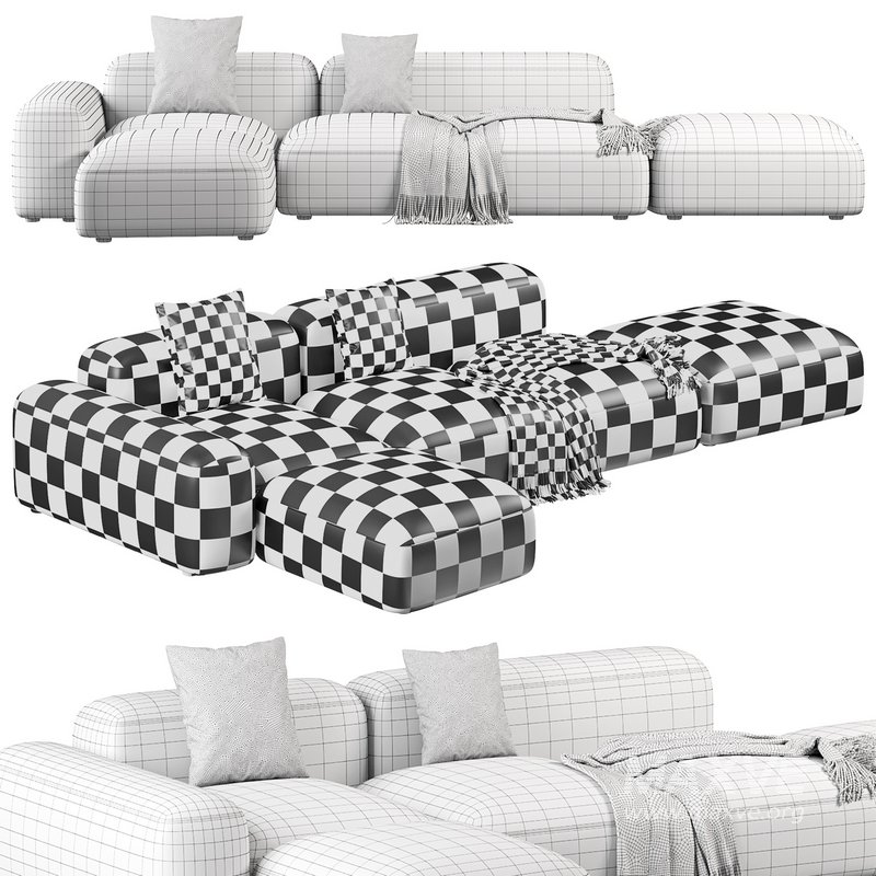 Customizable Sofa Lapis E019 - Image 4