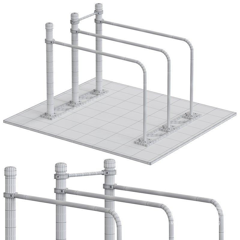 Double Curved Gym Bars by Kenguru - Image 4