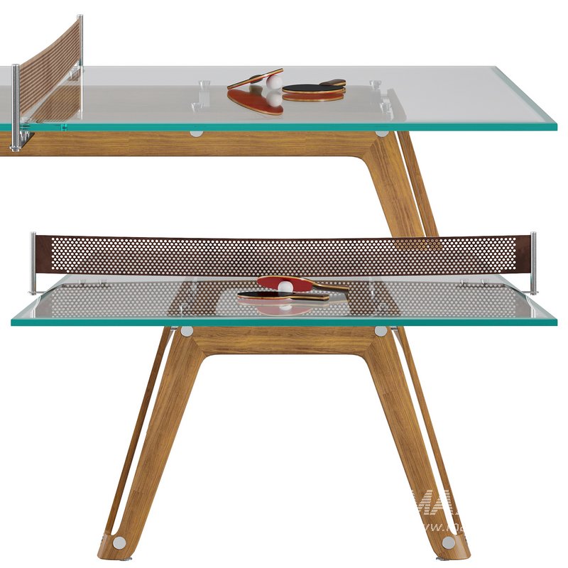 Lungolinea Wood Tennis table by Impatia - Image 4