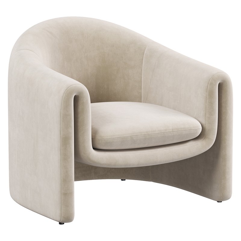 Pollman Upholstered Barrel Chair - Image 4